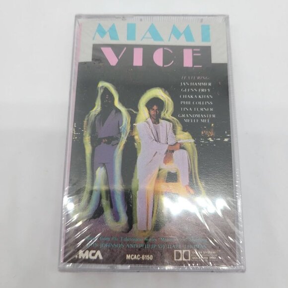 Miami Vice Music From the TV Series MCA Cassette New Sealed - Picture 1 of 4